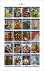 Famous Paintings Art Stamp Collection Mnh Stamps 2023 Guinea-bissau M s   20 S s