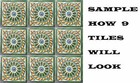  c051 Mexican Ceramic Handmade Talavera Tile Sets