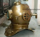 Antique Us Navy Mark V Deep Sea Marine Divers Helmet Diving Helmet Collectible 