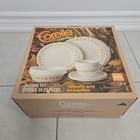 Corelle Butterfly Gold Papillon Dinner Set Dishes 18 Piece Vintage Corning Nyc