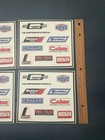 Original Vintage Nos Lakewood Hays Crager Blackjack Stickers Lot Of 4 Sheets