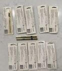 Lot Of 12 Vtg Cross Ball Point Refill Black Ink Medium Point  8513 New  2 Fine 