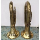 1980 Vintage Brass Baritone Tenor Horn W  Mouthpiece Carry Case Hsinghai Cool Us