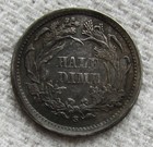 1868-s Seated Liberty Silver Half Dime Rare Key Date Xf   Au Obverse Damage