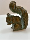 Antique 1940 s Bronze Metal Squirrel Figurine