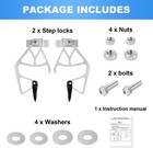 Extension Ladder Locks For Werner 28-11 Rung Lock Kit Replacement Werner Extensi