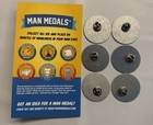 Man Medals As Seen On Shark Tank Enamel Apparel Pin Lot Of 7 Golf Ball Markers