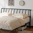 King Size Headboard Only  Metal Headboard With 2 Power Strips  95 Degrees Rec   