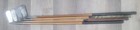 4 Antique Vintage 1920 s Wilson Hickory Wood Shaft Golf Club Putters Wilsonian