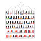 6 Tier Metal Nail Polish Display Wall Rack Organizer Fit Up To 120 Bottles White