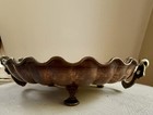 Vintage Persian Copper Decorative Table Platter Tray Art 6 5    Diameter