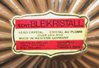 Vintage Echt Bleikristall Lead Crystal Vanity Tray Made In Western Germany