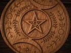 Wicca Board  Witchcraft Board  Altar Stand  Altar Board   Pagan Altar Decor