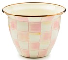 Mackenzie-childs 5-cup Check Large Flower Pot  4 Options stock Us-no Import Fees