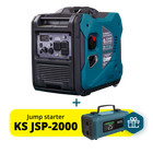 Konner   Sohnen Ks6000ies 6000w Gas Quiet Inverter Generator  Free Jump Starter