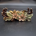 Argento Sc Swarovski Enameled Brass Magnifying Glass   Business Card Holder