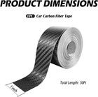 30ft X 1 Inch Carbon Fiber Wrap For Carsstylish Carbon Fiber Tape For Decoratin