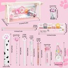 13 Pcs Cute Cat Paw Stationery Set  Kawaii Cartoon Mini Pencil Roller  Retrac   