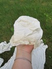 Vintage Antique Lot Of 2 Lace Collars Bonnet Baby Blouse Lace