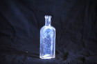 Vintage Antique Clear Glass Medicine Bottle