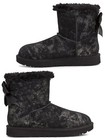 With Box Ugg Mini Bailey Bow Glimmer Womens Wool Lined Suede Winter Boot G2u