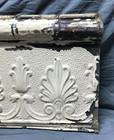 One 19x48 Antique Shabby Tin Metal Ceiling Border Acanthus Leaf Trim 1929-22b