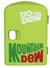 Mis134md Mountain Dew 6-can Mini Fridge Cooler Personal Green
