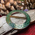 New Pewter Celtic Knot Scarf Ring Scarf Holder Slide Irish Scottish Ladies Gift