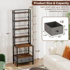 Dvd Storage Vinyl Record Storage Rack  6-tier Cd Rack Tower With Drawers For    