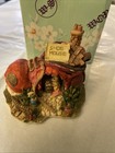 Vintage Resin Ceramic House Shoe Figurine With Mice Unique And Rare 2 5   t