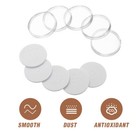20pcs 46mm Clear Plastic Round Coin Cases Capsules Container Holder Storage Box