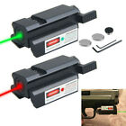 Tactical Red Green Dot Laser Sight Low Profile 20mm Picatinny Rail Handgun Rifle