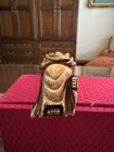 Netsuke - Carved Old Oriental Reclining Man As A Pipe