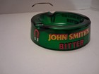 Vintage Beer Advertising Ashtray Emerald Green John Smith Bitter Nice Condition