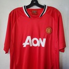 Manchester United Jersey Men   s Large Football Home Soccer Shirt Red 