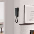 Landline Phone Corded Phone For Home Office Desk Wall Mount Telephone  Black