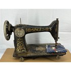 Singer 66 Black Gold Lotus Cecals Sewing Machine Classic Ornamental Vintage