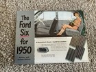 Vintage Brochure  The Ford Six For 1950 Deluxe And Custom Deluxe