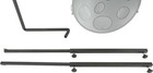 Panyard Jumbie Jam Steel Drum Kit With Metal Z-floor Stand Silver