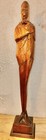 Wooden Hand Carved Figurine 14   vintage 1965 