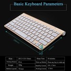 Mini Wireless Keyboard With Mouse Set Waterproof 2 4g For Mac Apple Pc Computer