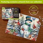 Briarwood Lane Snowman   Birds 1000 Piece Jigsaw Puzzle 29 5x19 68