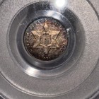 1859 Three Cent Silver Pcgs Au50 Lightly Toned Type Coin Affordable