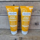 Jason Natural Brightening Apricot Scrubble Facial Wash   Scrub 4 Oz Lot Of 2