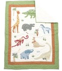 Amity Home Kids Baby Quilt Dinosaur Jungle Animal Blanket 40   50