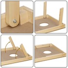 4x2  Cornhole Game Foldable Diy Wooden Bean Bag Toss Set Of 2 Boards 8 Beanbags