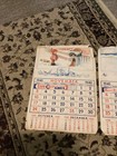 Vintage Calendar Page Esso Motor Oil Ad August Boy With Dog  November Cats 1940