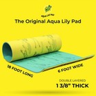 Aqua Lily Pad Water Mat Floating Foam Pad For Lake  Yellow  open Box 