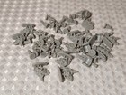 1993 Risk Game Replacement Pieces Parts Military Units Grey Lot Of 53
