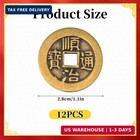 12 Pcs I Ching Coins 1 1 Inch Brass Chinese Feng Shui Fortune Coins Lucky Coin F
